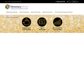 'monetary-metals.com' screenshot