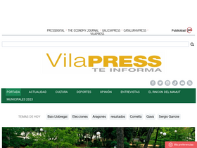'vilapress.cat' screenshot