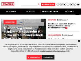 'atlatszo.hu' screenshot