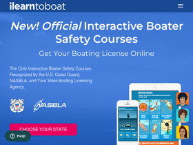 'ilearntoboat.com' screenshot