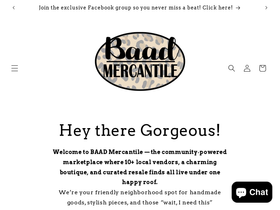 baadcompany.com homepage screenshot