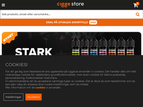 'cigge.se' screenshot