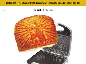 grilledcheesus.com homepage screenshot