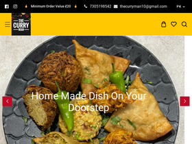 thecurryman.com homepage screenshot