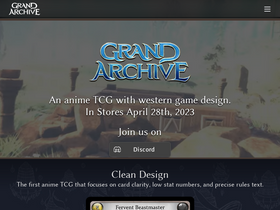 'gatcg.com' screenshot