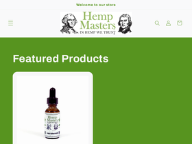 hempmasters.us homepage screenshot