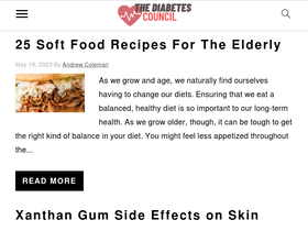 'thediabetescouncil.com' screenshot