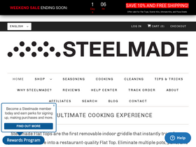 'steelmadeusa.com' screenshot
