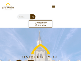 'stfrancis.edu' screenshot