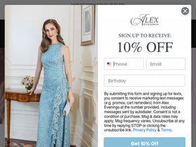 Alexevenings website screenshot
