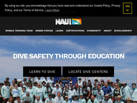 'naui.org' screenshot