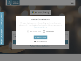 'aachen-gedenkt.de' screenshot