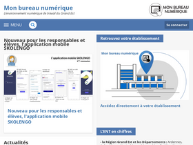 'lyc-schongauer.monbureaunumerique.fr' screenshot