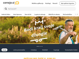 'ceneje.si' screenshot