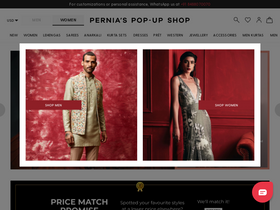 'perniaspopupshop.com' screenshot