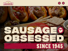 'johnsonville.com' screenshot