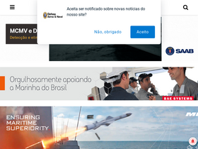 'defesaaereanaval.com.br' screenshot