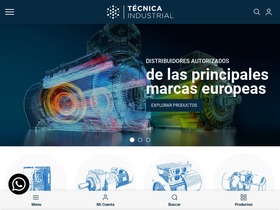 tecnicaindustrial.co homepage screenshot