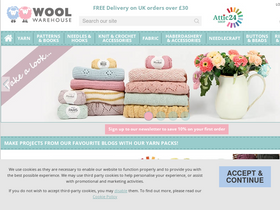 'woolwarehouse.co.uk' screenshot