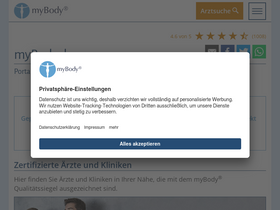 'mybody.de' screenshot
