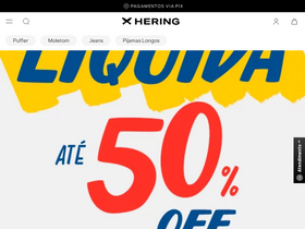 'hering.com.br' screenshot