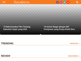'bacaterus.com' screenshot