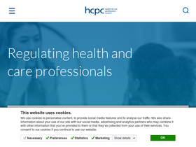 'hcpc-uk.org' screenshot