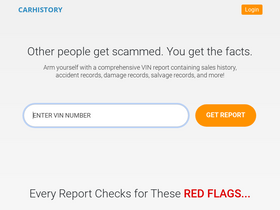 'carhistory.online' screenshot