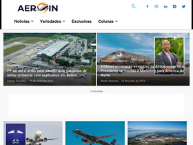 'aeroin.net' screenshot