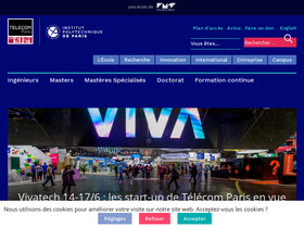 'telecom-paris.fr' screenshot