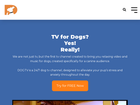'dogtv.com' screenshot