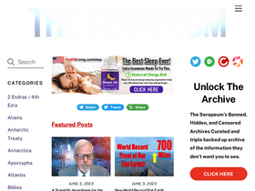'theserapeum.com' screenshot