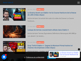 'kami-labs.fr' screenshot