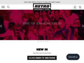 'retrofootballkits.co.uk' screenshot