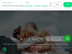 'espacorecomecar.com.br' screenshot