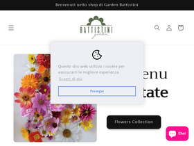 gardenbattistini.com homepage screenshot
