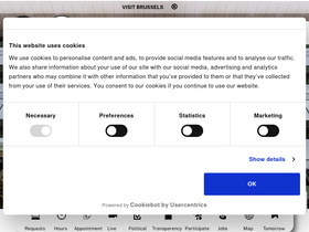 'brussels.be' screenshot
