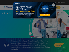 'finesa.com.co' screenshot