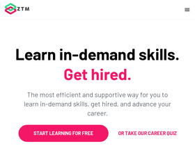 'zerotomastery.io' screenshot