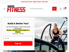 insidefitness.ca homepage screenshot