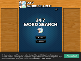 '247wordsearch.com' screenshot