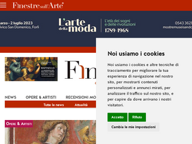 'finestresullarte.info' screenshot