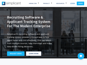 'simplicant.com' screenshot