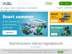 'toyspace.dk' screenshot