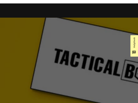 Tacticalbox homepage screenshot