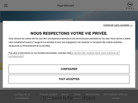 'opel.be' screenshot