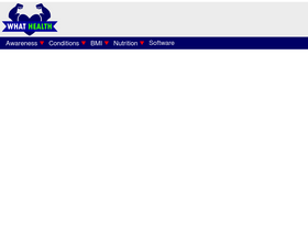 'whathealth.com' screenshot