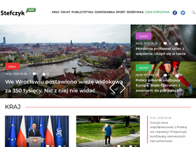 'stefczyk.info' screenshot