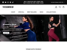 yeoreo.com homepage screenshot
