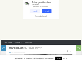 'mojpogled.com' screenshot